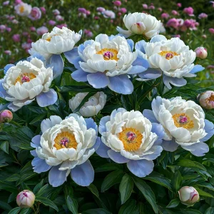 Пион Акварельный Этюд купить по цене от 806р. в интернет-магазине «Посадика» с доставкой почтой в в Спасск-Рязанскийе и по всей России – [изображение №1].